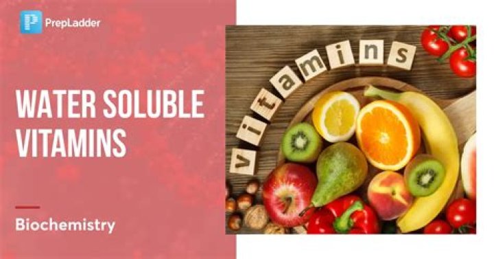 Are all vitamin B water soluble