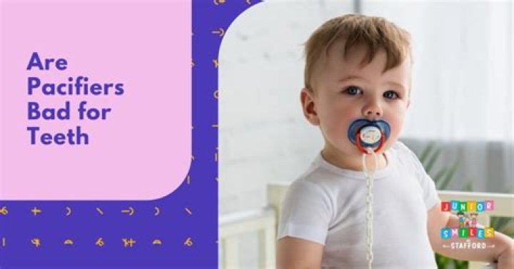 Are pacifiers bad for toddlers