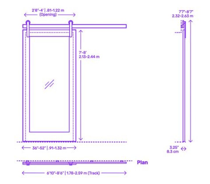 Are sliding screen doors standard size