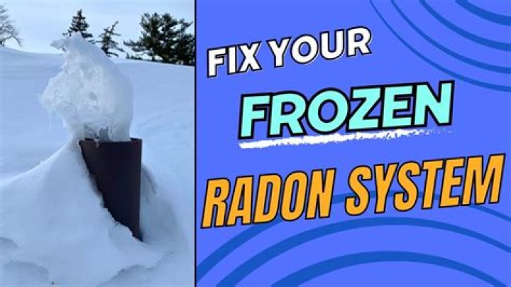Can a radon system freeze