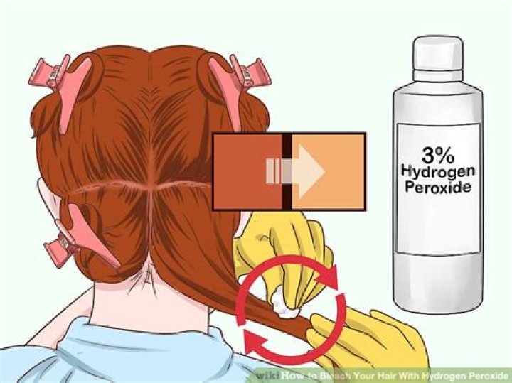 Can I mix hydrogen peroxide with hair dye