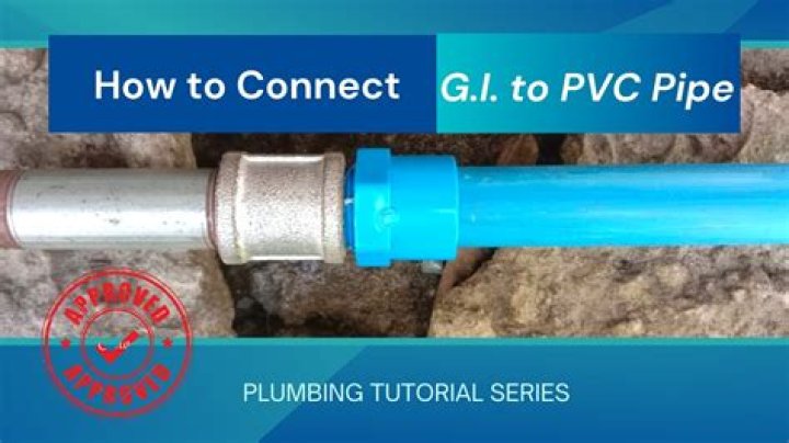 Can you connect galvanized pipe to CPVC
