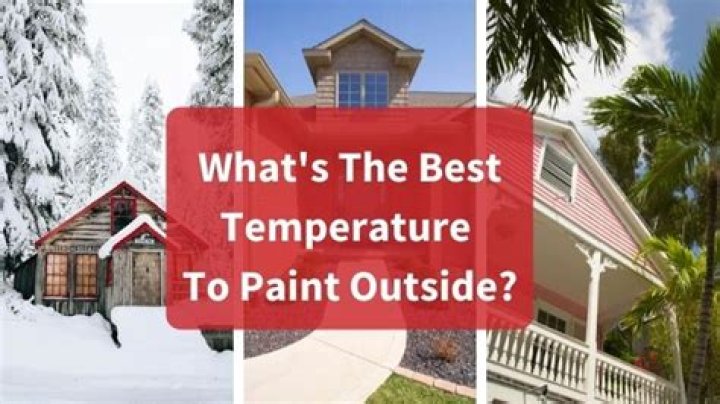 Can you paint outside in hot humid weather