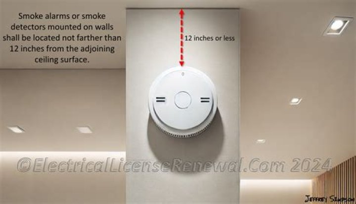 Can you put a smoke detector on a shelf