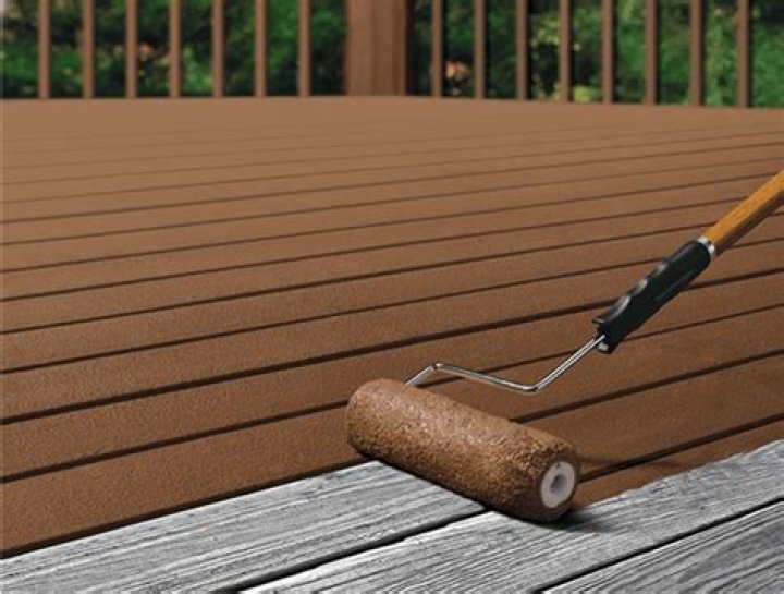 Can you put stain over paint on a deck