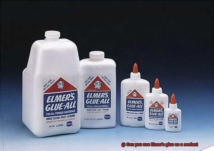 Can you use Elmers glue as a sealant