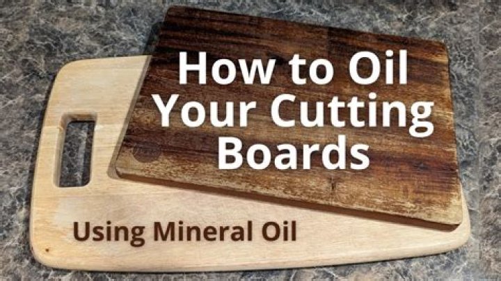 Can you use regular mineral oil on cutting boards