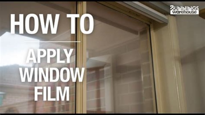 Can you use Windex to apply window film