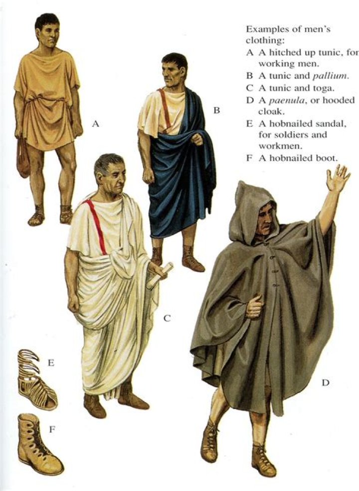 Did Greeks or Romans wear togas