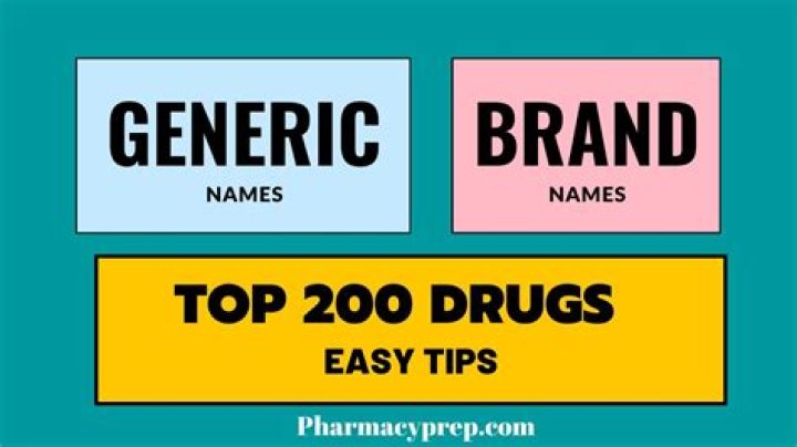 Do generic drugs work as well as brand name