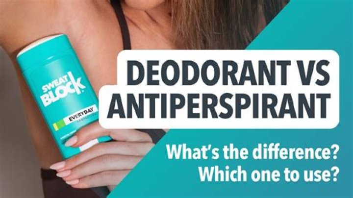 Does antiperspirant wash off