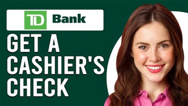 Does TD Bank charge for cash back