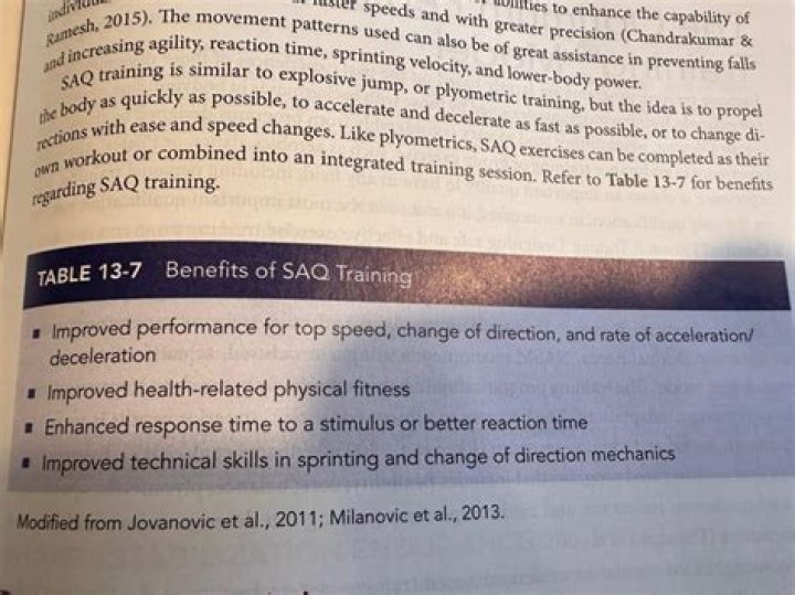 How can I benefit from SAQ training