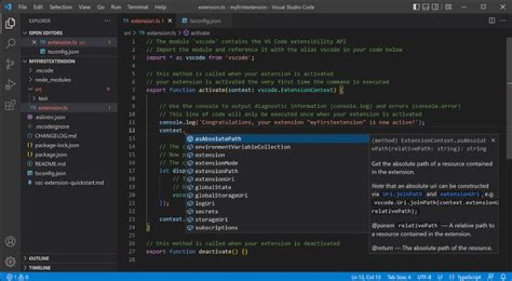 How do I install TypeScript in Visual Studio