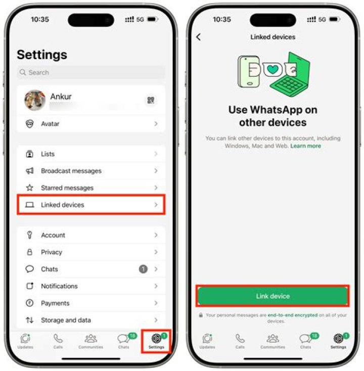 How do I link a device to Roku