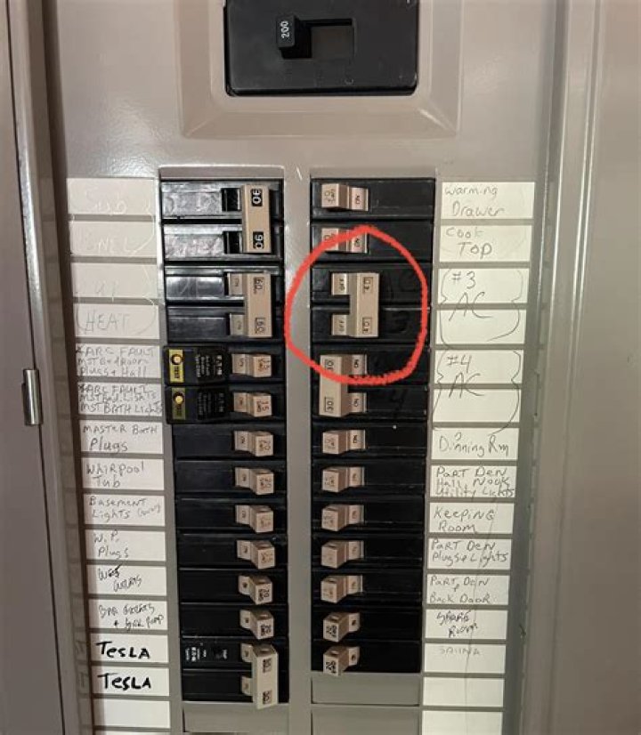 How do I reset my AC breaker outside