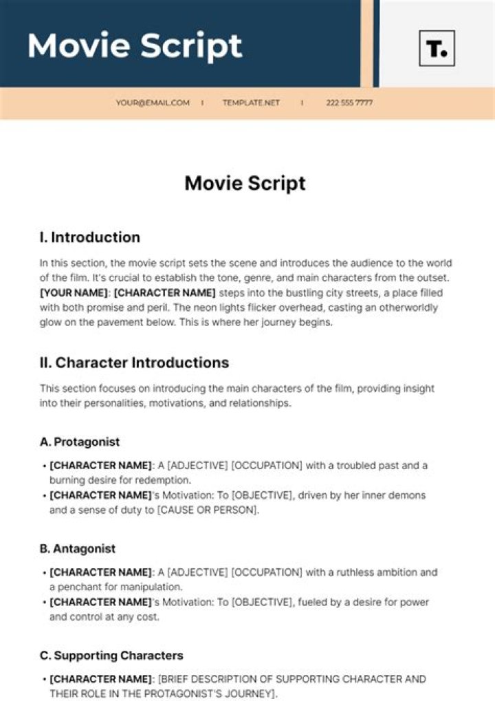 How do you analyze a movie script