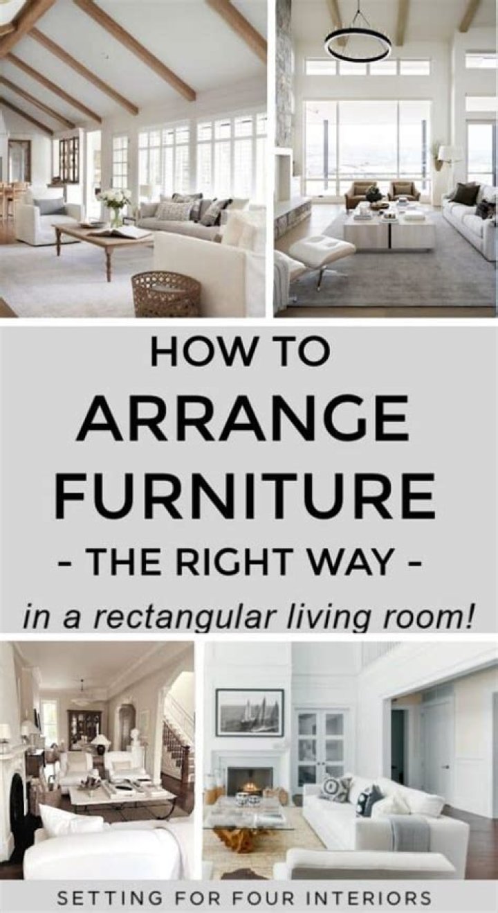 How do you arrange furniture in a large living room