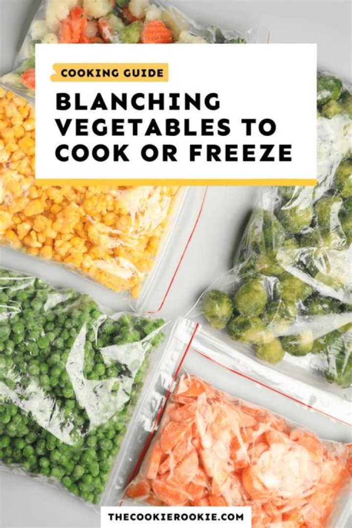How do you blanch vegetables for freezing UK
