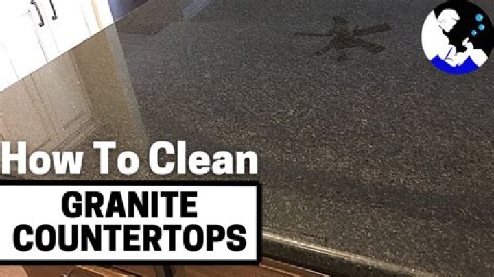 How do you clean granite outside