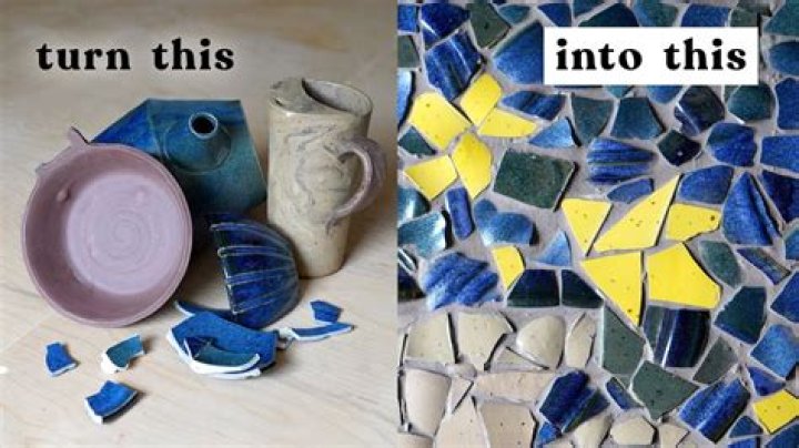 How do you glue a broken dish