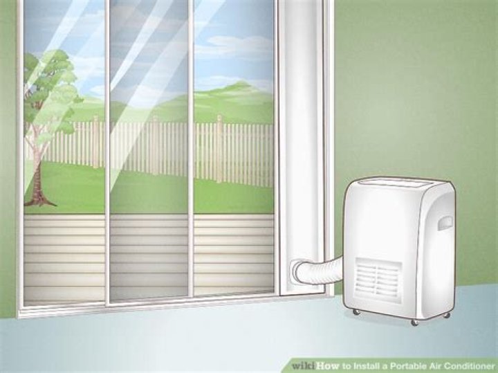 How do you install a portable air conditioner window
