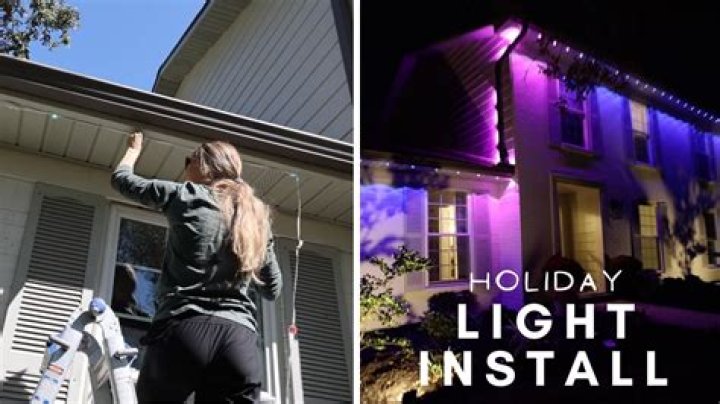 How do you install outdoor lights at Costco