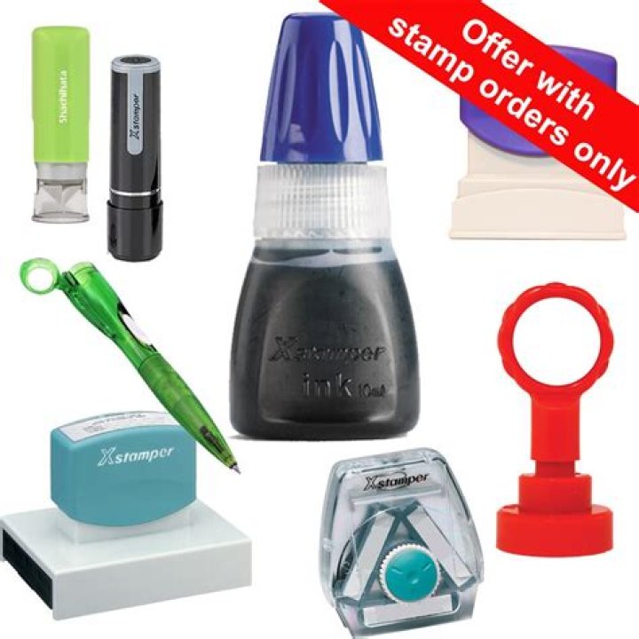 How do you put ink in a Xstamper