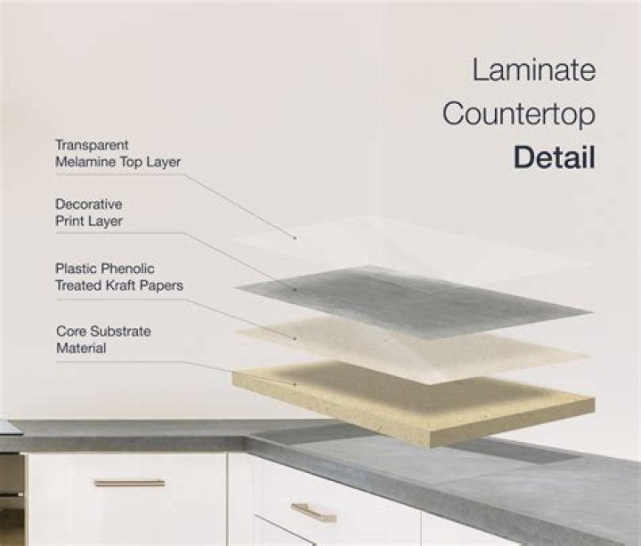 How do you put laminate countertops together