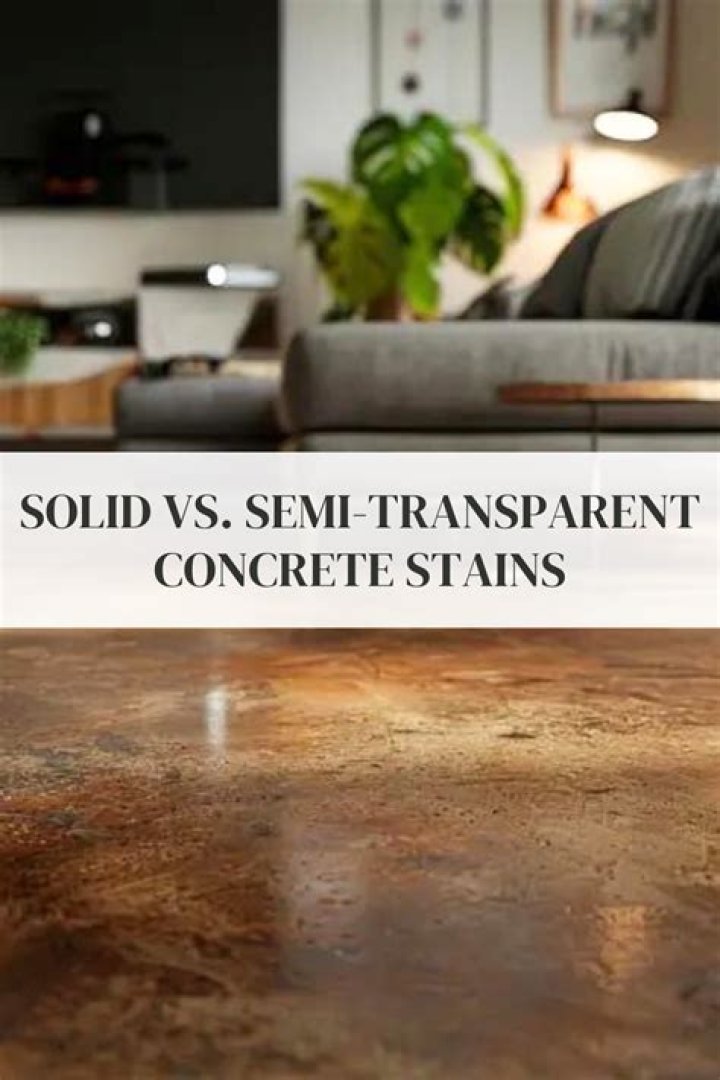 How do you remove semi transparent concrete stain