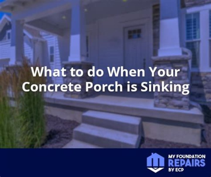 How do you repair a hole in a concrete porch