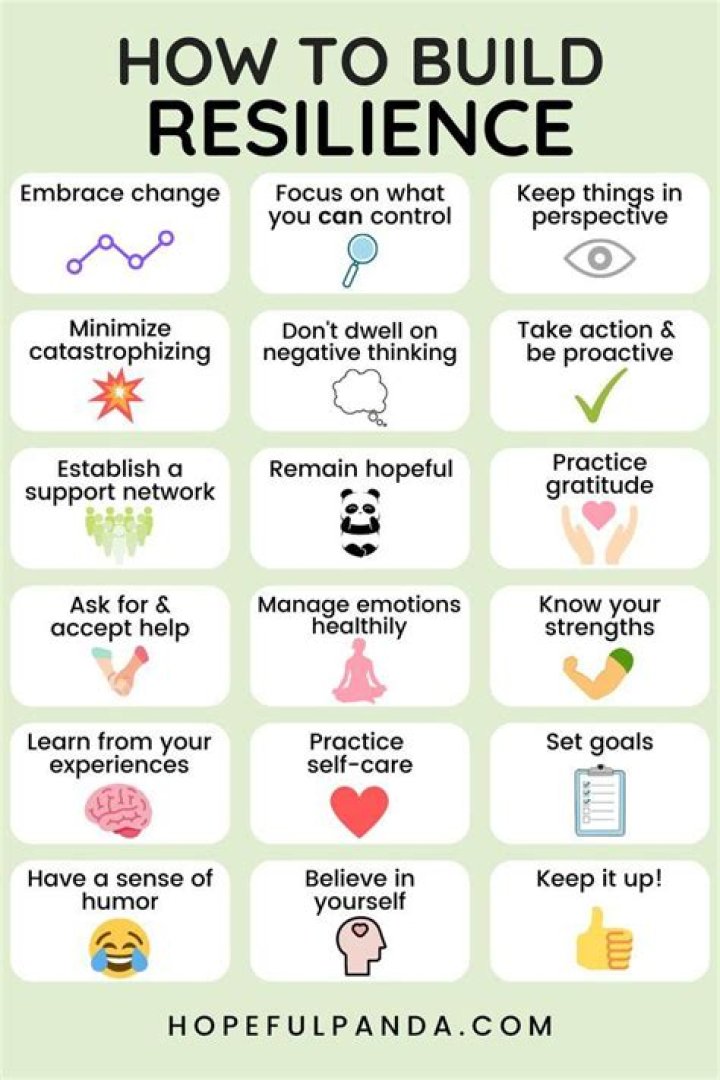 How does a person become resilient