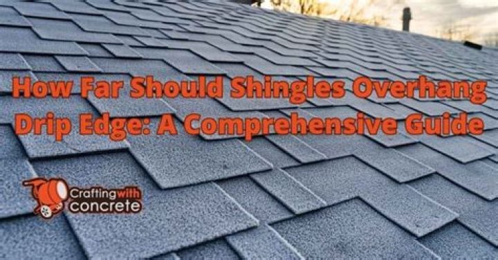 How far should shingles overhang