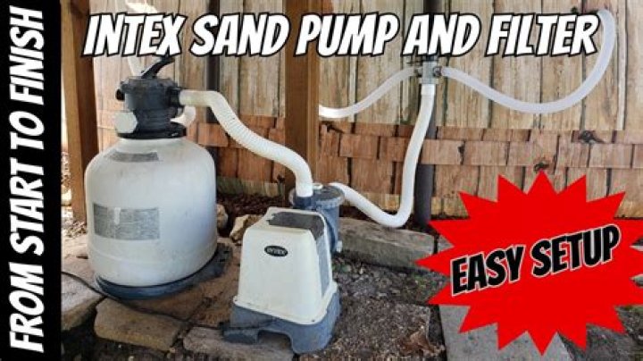 How long should I run my Intex sand filter
