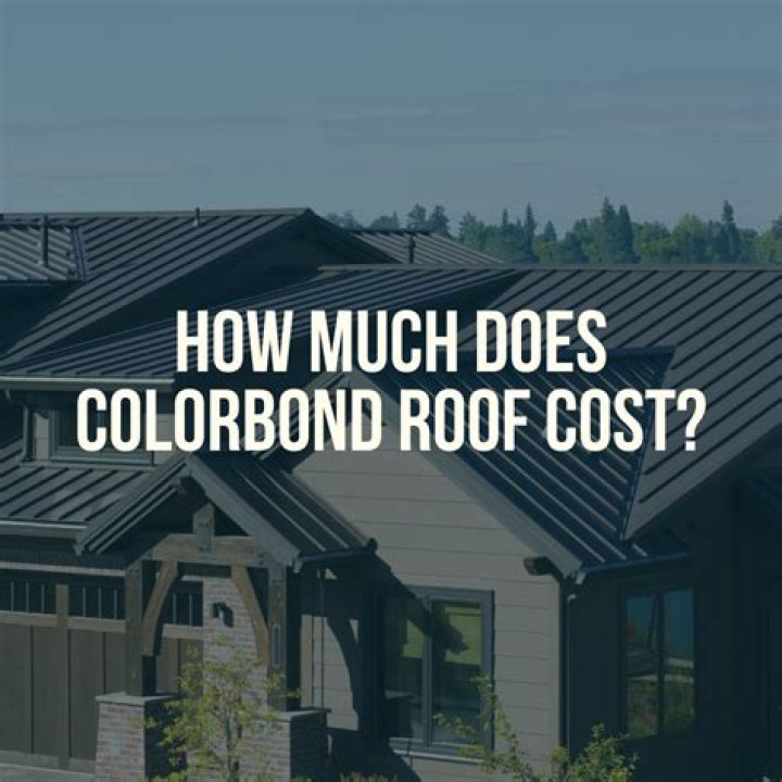 How much does a Colorbond roof cost