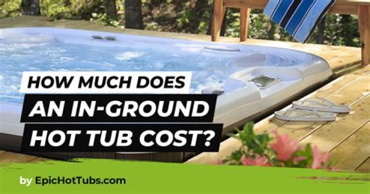 How much does it cost to install an in ground hot tub