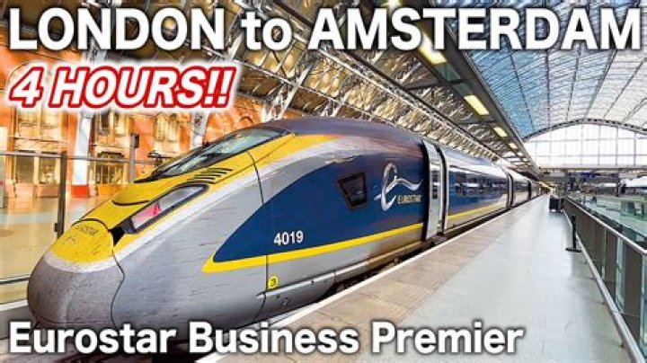How much is the Eurostar from London to Amsterdam