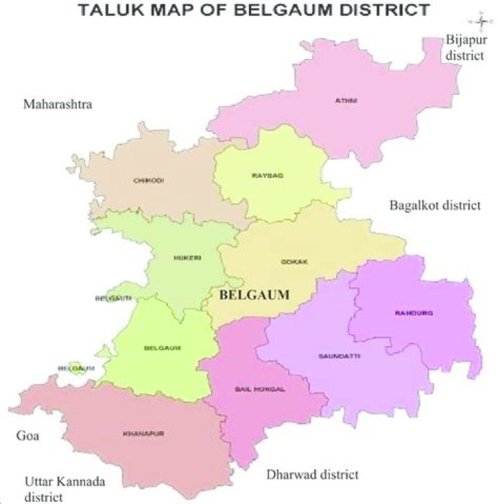 How much is the Taluka in Belgaum district