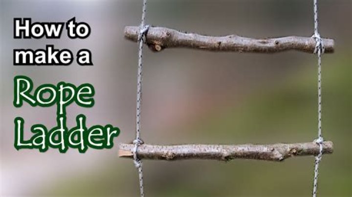 How To Make A Rope Ladder
