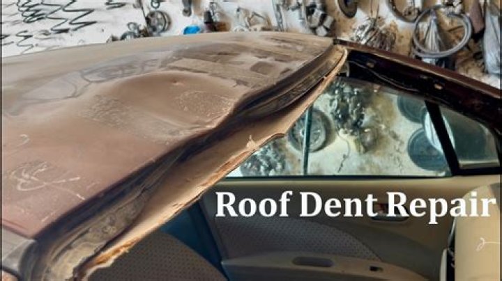 How To Repair A Dent In A Car Roof