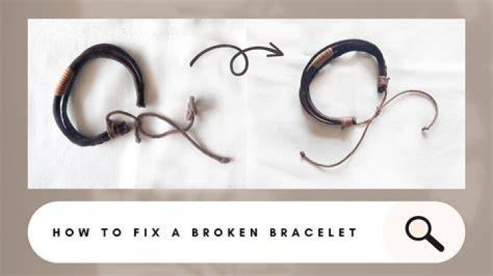 How To Repair Broken Rubber Bracelet