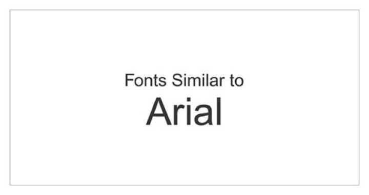Is Arial a fixed width font