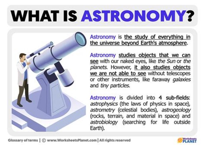Is astronomy a earth science