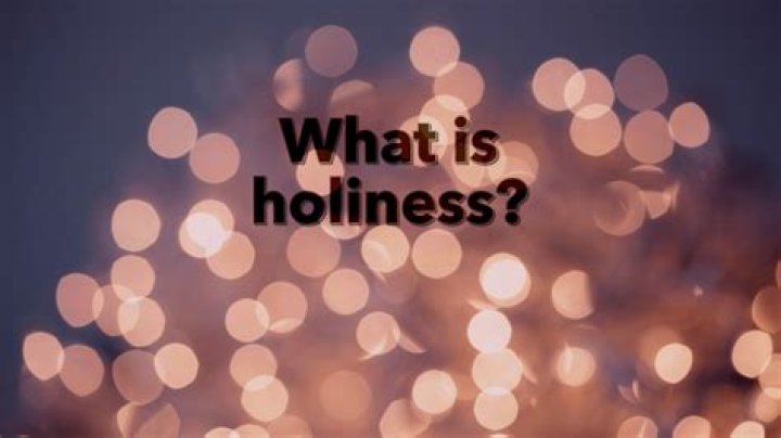Is holiness a religion
