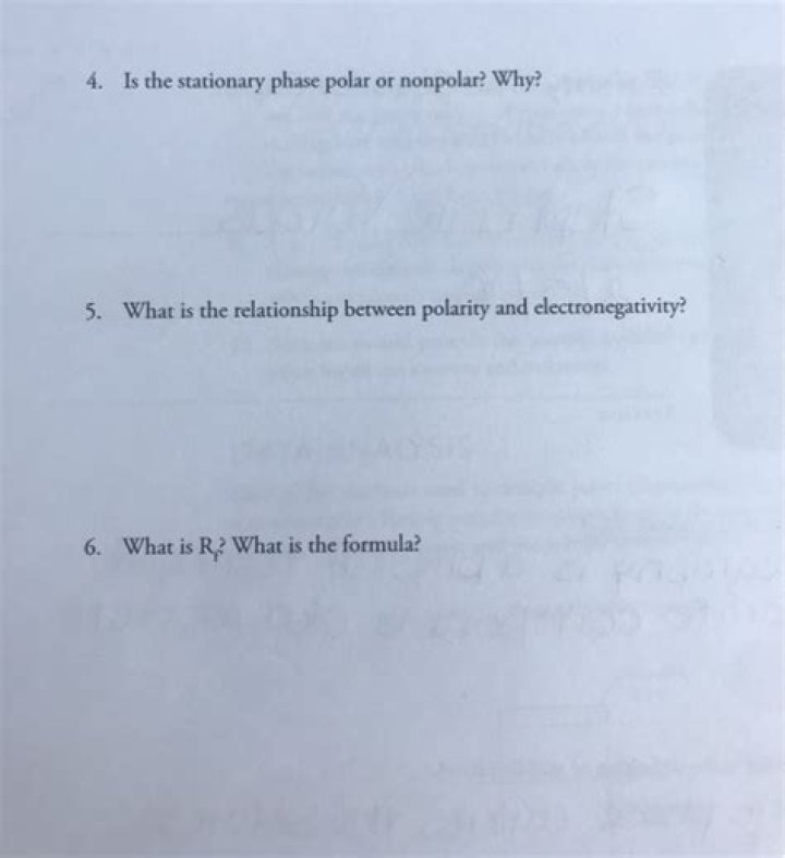 Is the stationary phase polar or nonpolar Why