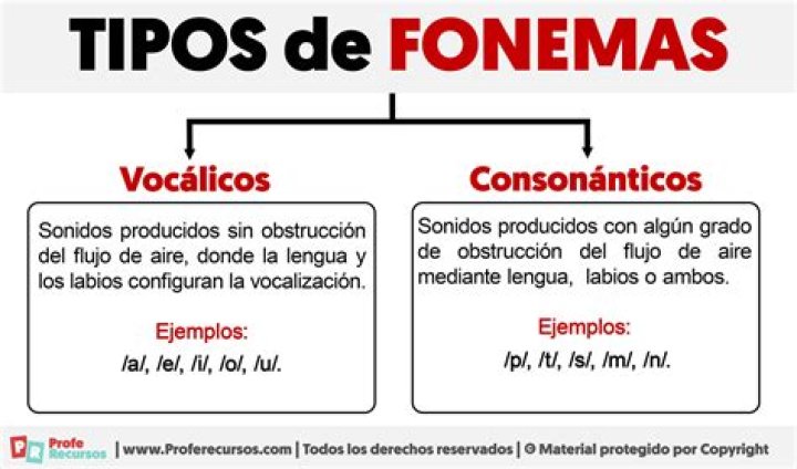 ¿Qué es un fonema ejemplo