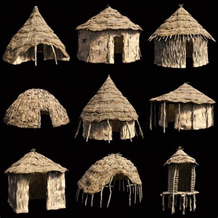Question: What Are Huts Made Of