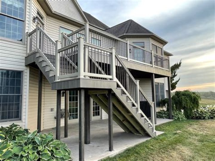 Should deck be flush with door