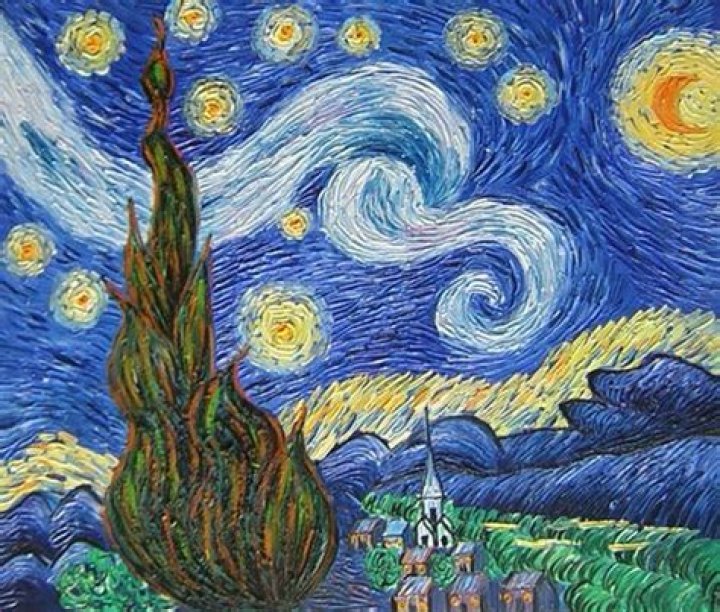 Was starry night painted in an asylum