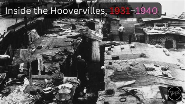 What are Hoovervilles in the Great Depression